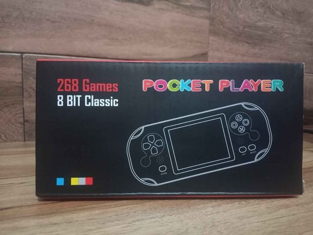 Video Game Portátil com 268 Jogos na Memória Exbom Pocket-268
