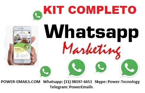 Kit Completo Whatsapp Envios em Massa 2018