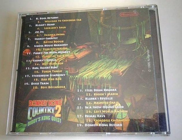 CD Trilha Sonora Donkey Kong Country 2