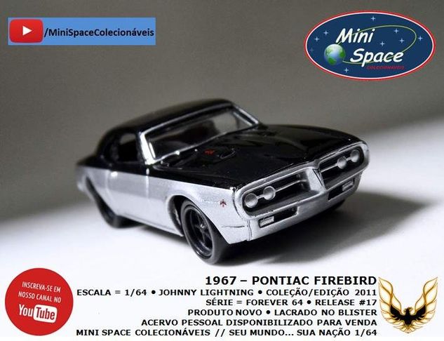 Johnny Lightning 1967 Pontiac Firebrid 1/64