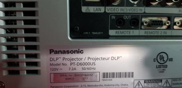 Projetor Panasonic