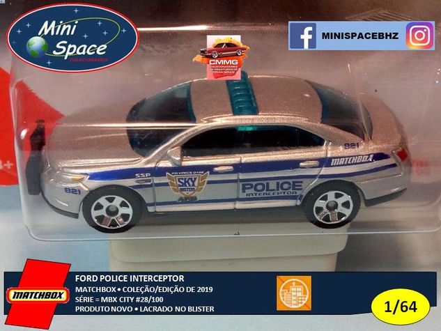 Matchbox Ford Interceptor Polícia 1/64