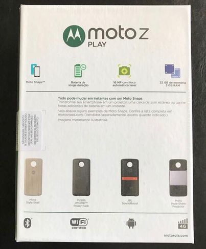 Smartphone Moto Z Play Dc, 32gb Novo