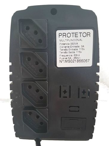 Protetor Eletrônico 330va 110/110v Energy Lux 4 Peças