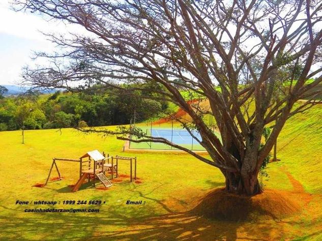 Playground Casinha de Tarzan Madeira de Eucalipto Tratado