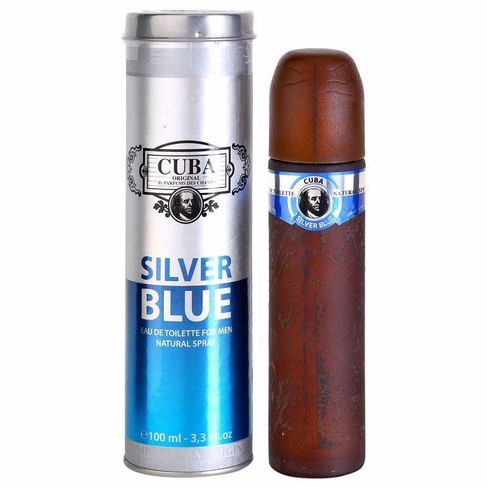 Perfume Cuba Silver Blue Edt Original Importado Lacrado