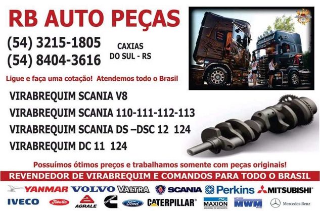 Virabrequim Motor Scania Fonerb Auto Peças Lt