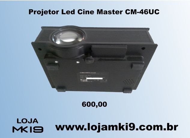 Projetor Led Cine Master Cm-46uc Wifi 1200 Lumens
