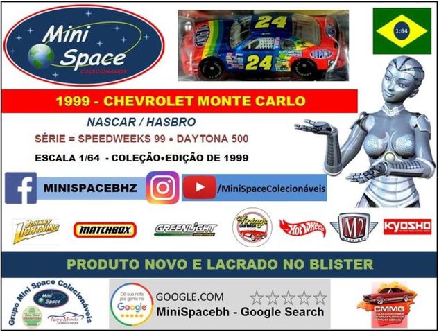 Nascar / Hasbro 1999 Chevrolet Monte Carlo 1/64