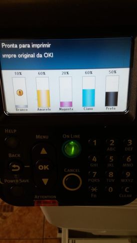 Impressora Oki Led Color C941 - Toner Branco e Clear Formato A3+