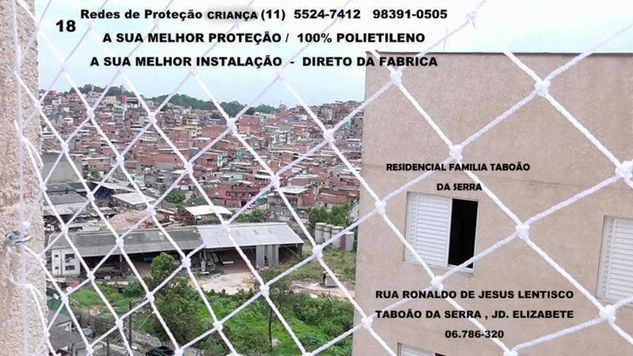 Taboão da Serra, Redes de Proteção na Rua Ronaldo de Jesus Letisco
