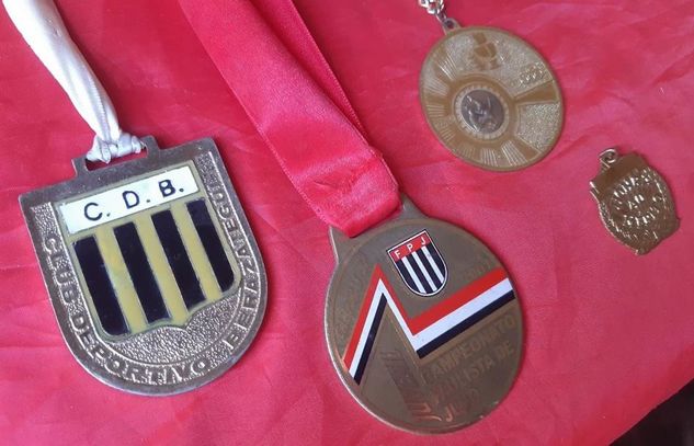 4 Medalhas Judô Federação " Ouro " Internacional Campeonato Fpj Xp