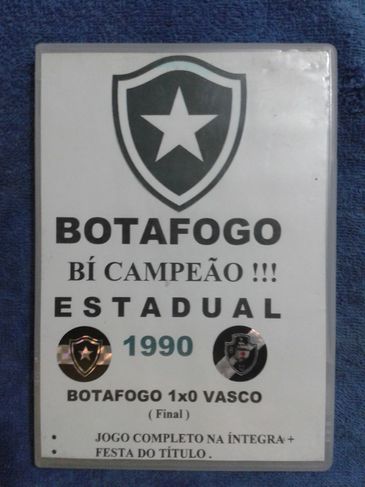 Dvds com as Grandes Finais de Títulos do Botafogo - Jogos Completos