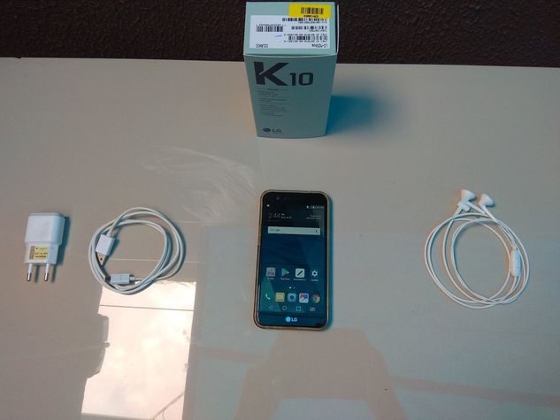 Celular Smartphone Lg K10 2017 M250ds + Capa de Silicone