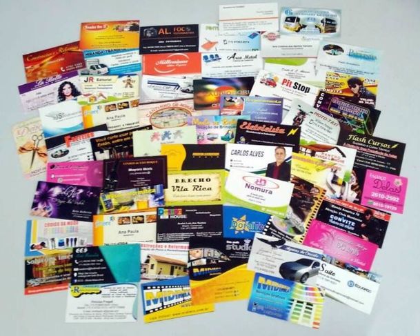 Folhetos/panfletos e Cartões de Visita