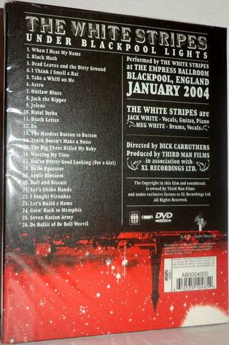 DVD The White Stripes - Under Blackpool Lights