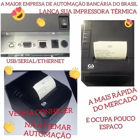 Impressora Térmica Não Fiscal Pr3000 Cis
