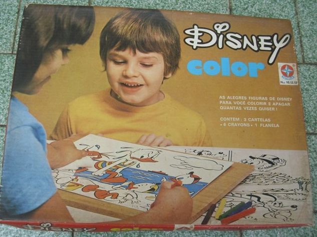 Disney Color Estrela 1970 Donald Patinhas Pluto / Toy Brinquedo Antigo