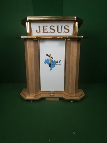 Púlpito de Madeira Modelo-josué para Igrejas e Capelas