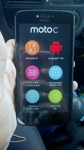 Motorola Moto C Novo 4g Aceito Cartao