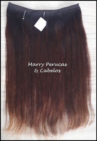 Faixa de Mega Hair Cabelo Natural Gaúcho