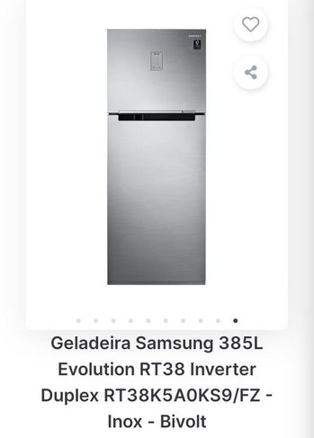 Geladeira Samsung Digital Inverter