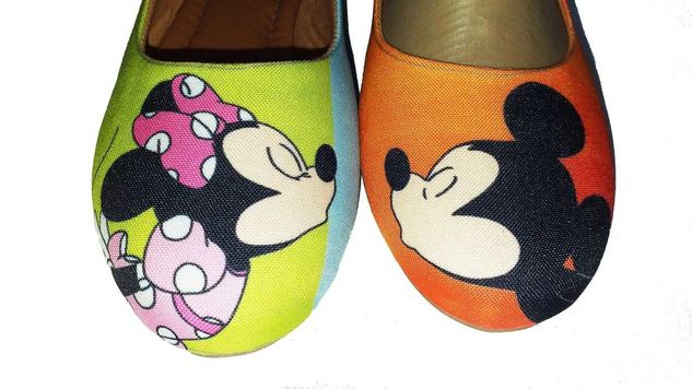 Sapatilha Mickey e Minnie Disney Beijo Infantil Tam. 23 ao 33