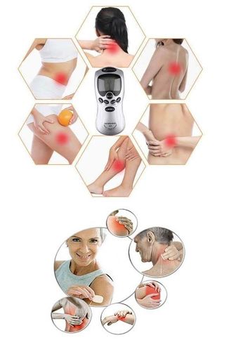 Massageador de Fisioterapia e Acupuntura Digital com Choque Elétrico T
