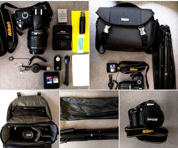 Câmera Digital Nikon D3200 Kit Completo