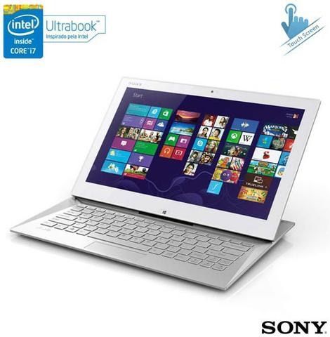 Sony Vaio Ultrabook Duo 13" Touch I7 Branco Svd132a14x