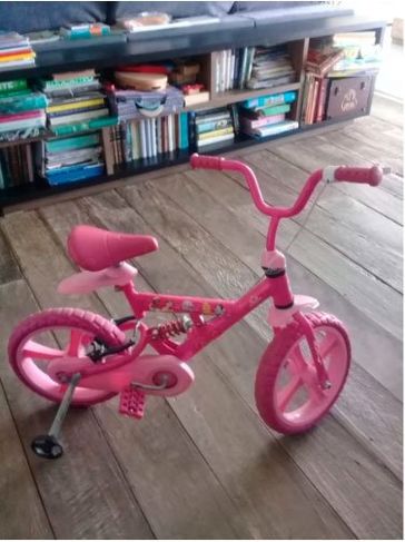 Bicicleta Infantil Princesas em Perfeito Estado