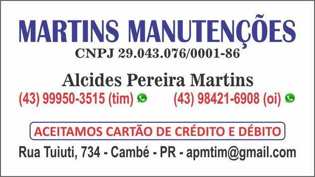 Martins Manutençoes