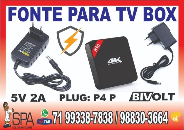 Fonte 5v 2a para Tvbox em Salvador BA