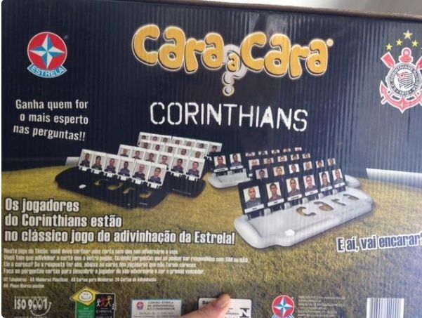 Jogo Cara a Cara Corinthians da Estrela Excelente Estado / Timão / Mbq