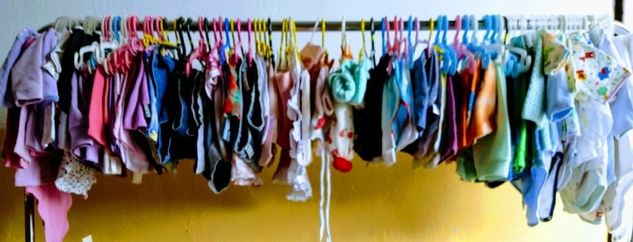 Moda Sustentável para Bazar 50 Peças -somente Bebê 0-6 Meses