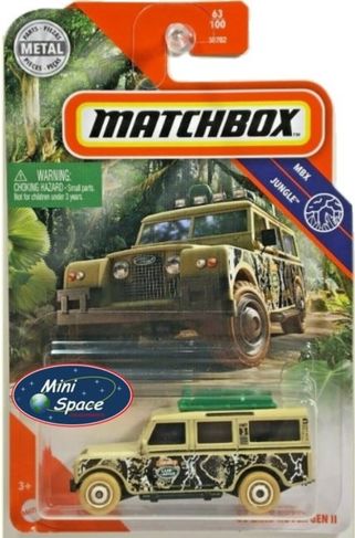 Matchbox 1965 Land Rover Geração 2 Jungle 1/64