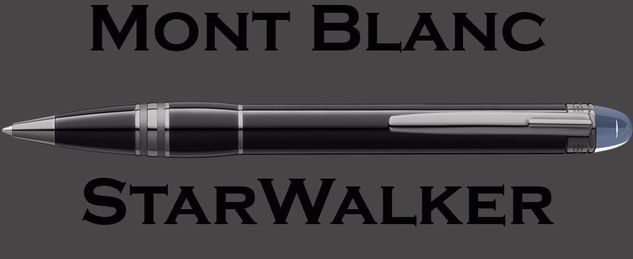 Caneta Mont Branc Starwalker Midnight Montblanc Original Pen