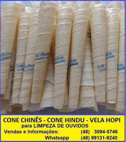 Cone Chinês Cone Hindu Venda em São José SC para Limpeza de Ouvidos