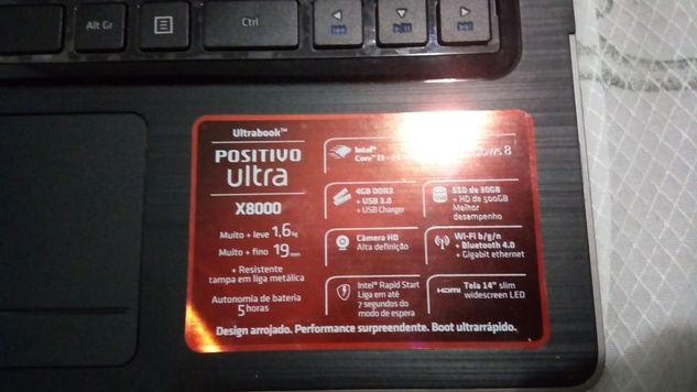 Positivo Ultrabook X8000