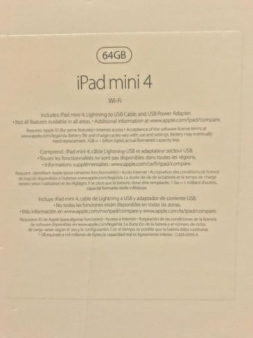 Ipad Mini 4, 64gb, Seminovo