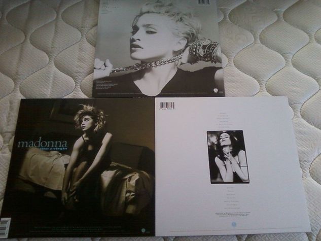 Lote c/ 3 Lp´s da Madonna/re-edições 2012