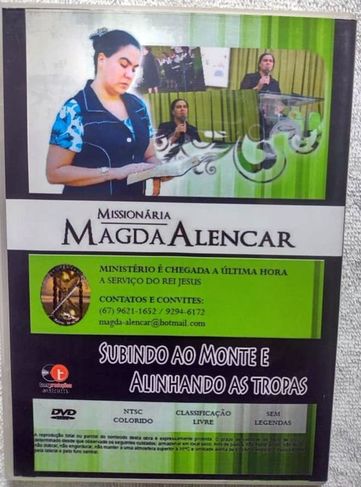 DVD Evangélico Pregação Missionária Magda Alencar