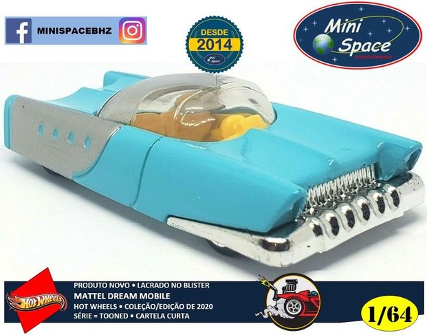 Hot Wheels 2021 Mattel Dream Mobile Azul Cartela Curta 1/64