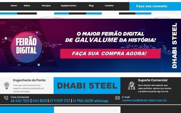 Dhabi Steel Telhas Zincalume para Fins Diversos Vindo de SP