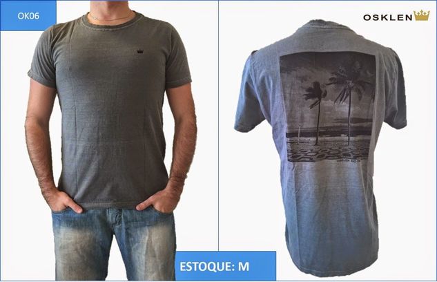 Camiseta Osklen Atacado - Kit com 10 Camisa - Mesmas Vendidas Shopping