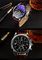 Yazole Marca de Topo Relógios Homens Relógio de Forma Luminosa Relógios de Couro do Esport
