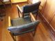 Cadeiras de Madeira e Couro Preto - Barbada