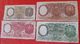 4 Cédulas Argentina Pesos 1935 Muito Bem Conservadas