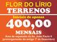 Terreno Av. João Paulo Ii, Apenas R$ 11.500,00
