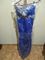 Vestido Azul Royal em Pedraria
